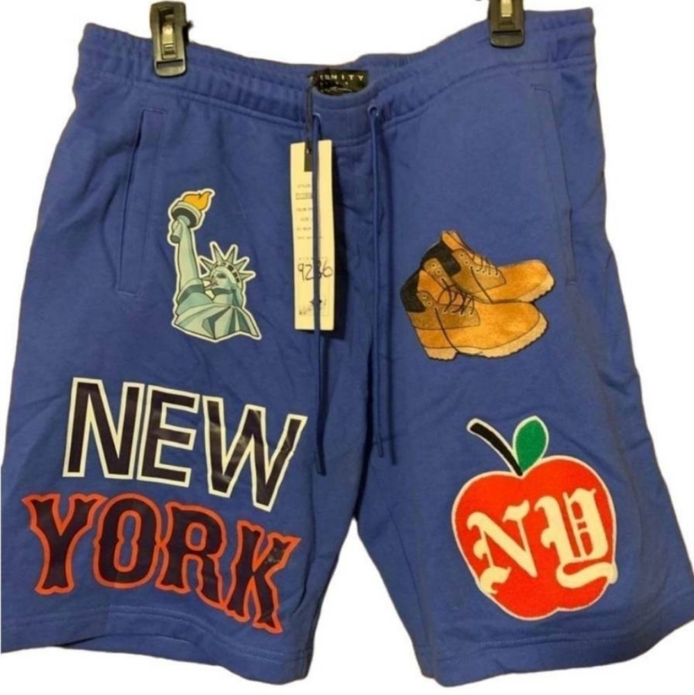 Men's Eternity Shorts Blue Size Large NWT